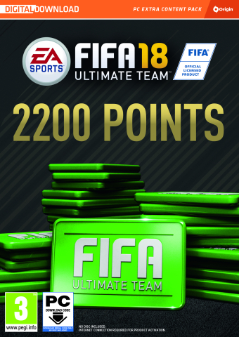 Fifa 18 2200 FUT POINTS (pc)