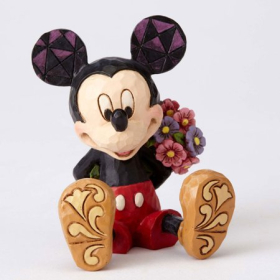FIGURA MICKEY MOUSE WITH FLOWERS MINI