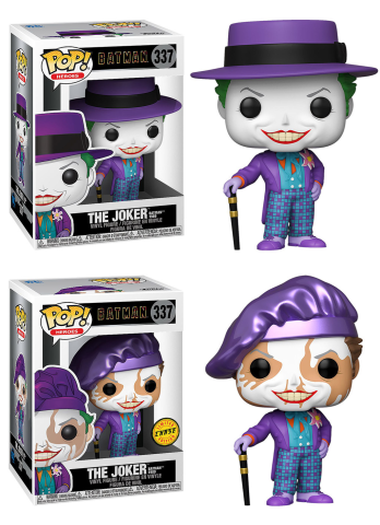 FUNKO POP! HEROES BATMAN 1989 JOKER WITH HAT WITH CHASE