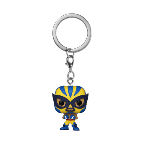 FUNKO POP KEYCHAIN: MARVEL LUCHA LIBRE - WOLVERINE