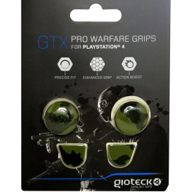 GIOTECK THUMB GRIPS GTX PRO WARFARE GRIPS za PS4 - maskirno zelene barve
