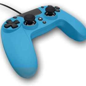 GIOTECK VX4 PREMIUM žični kontroler za PS4 in PC– modre barve