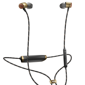 House of Marley Uplift Bluetooth ušesne slušalke - medenina barve