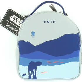 LOUNGEFLY STAR WARS MINI FAUX LEATHER BP WITH REMOVABLE POUCH