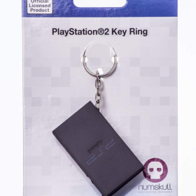 MERCHENDISE OFFICIAL PLAYSTATION 2 PS2 CONSOLE KEYRING NUMSKULL