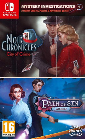 Mystery Investigations 1: Noir Chronicles: City of Crime + Path of Sin: Greed (Switch)
