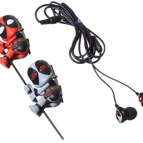 NECA SCALERS-2 CHARACTERS-EARBUDS DEADPOOL & X FORCE DEADPOOL
