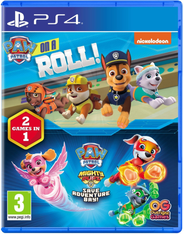Paw Patrol: On a roll! and PAW Patrol: Mighty Pups Save Adventure Bay Bundle (PS4)