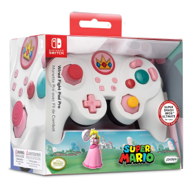 PDP NINTENDO SWITCH WIRED SMASH PAD PRO SUPER MARIO-PEACH