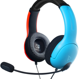 Slušalke PDP LVL40 Chat Headset za NINTENDO SWITCH modro/rdeče barve
