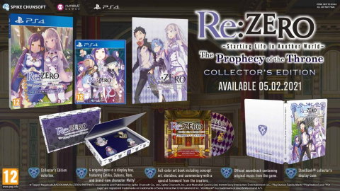 Re:ZERO - Starting Life in Another World: The Prophecy of the Throne - Collector's Edition (PS4)