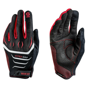 SPARCO HYPERGRIP rokavice TG.10 - M, črno - rdeče barve