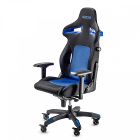 SPARCO STINT gaming stol črno - modre barve