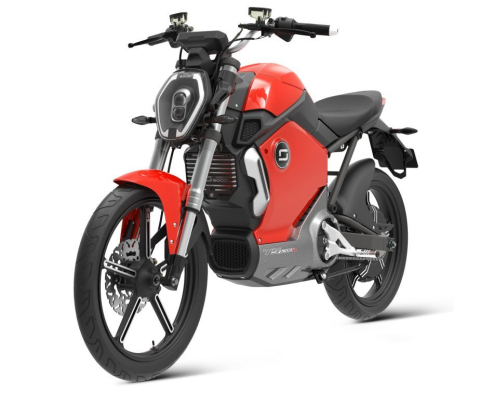 SUPER SOCO TS1200R električno motorno kolo rdeče barve